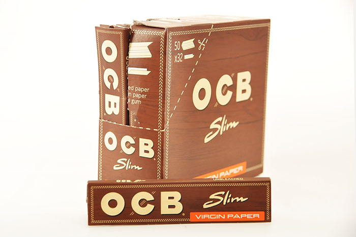 法國OCB-11公分純天然未漂白超薄捲煙紙32張