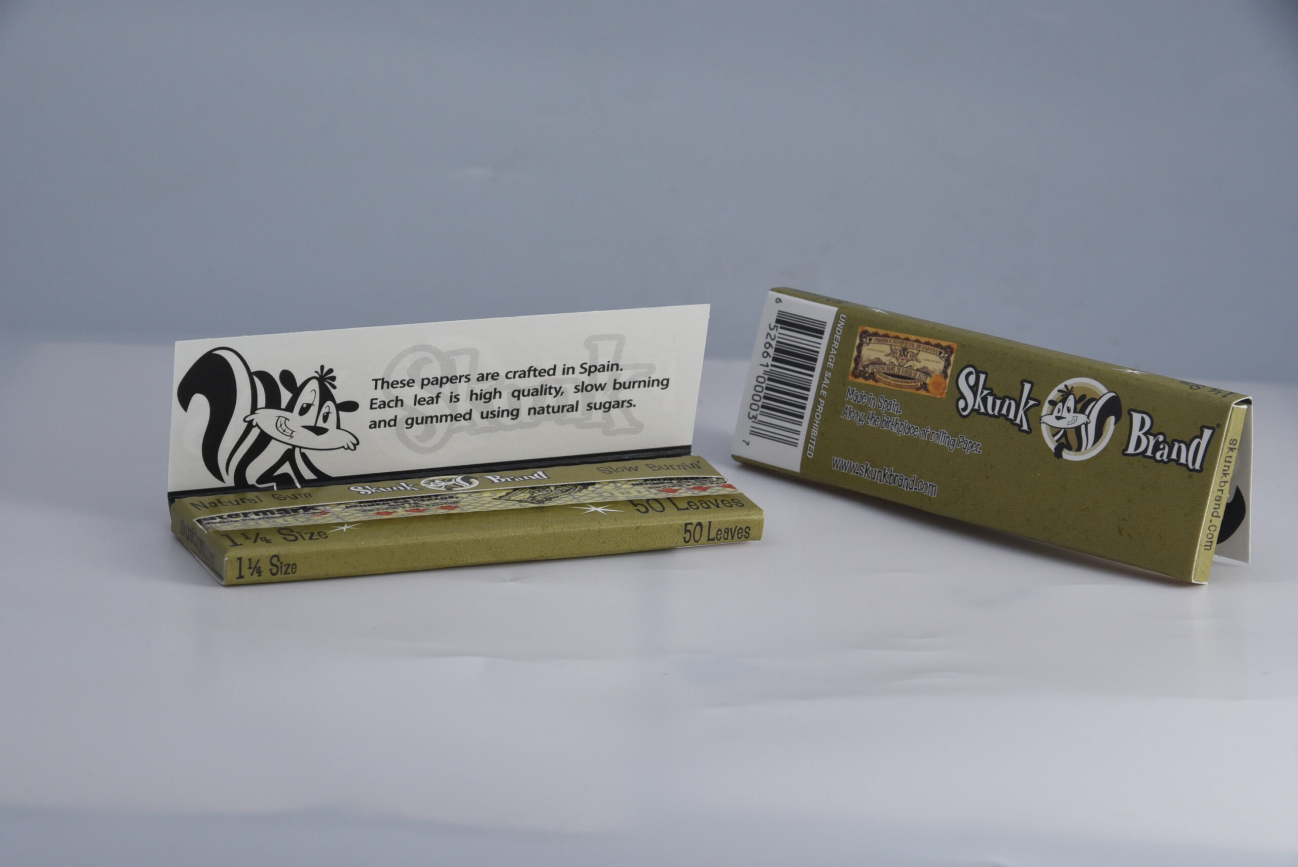 西班牙 Skunk 臭鼬 捲菸紙 慢燃 極薄76mm 捲菸1 1/4:圖片 3