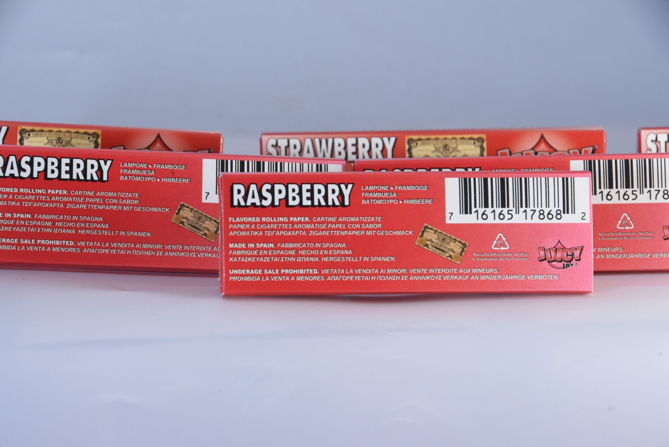西班牙原裝進口 Juicy Jay's raspberry捲菸紙口味是一款非常棒的水果口味:圖片 2