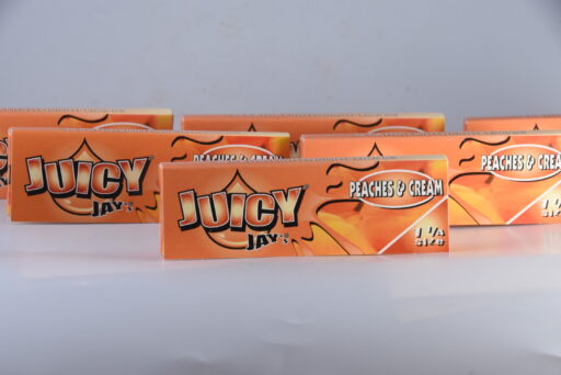 西班牙Juicy Jays桃子奶油味8公分果汁捲煙紙