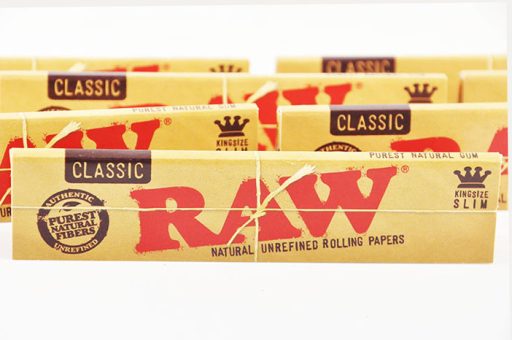 西班牙進口RAW 7公分天然捲煙紙(1片盒50張紙)