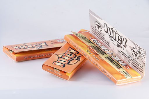 西班牙Juicy Jays桃子奶油味8公分果汁捲煙紙