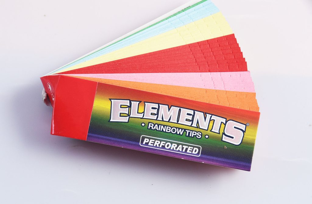 西班牙ELEMENTS七彩短捲煙紙濾心：圖片 3
