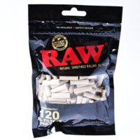 黑RAW 未漂白捲煙纸濾心-6mm加長